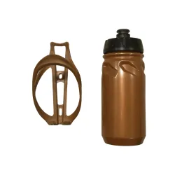 Mixbike Flaskeholder G2 Inkl. Flaske, Brun - Drikkeflaske Mixbike Flaskeholder G2 Inkl. Flaske, Brun - Drikkeflaske